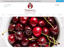 Tablet Screenshot of mastersons.com